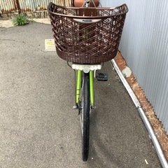 706  パナソニック新機種電動アシスト自転車viviDX26インチグリーン系ボディーの画像