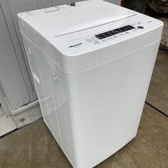 洗濯機【極美品】高年式5.5kg 
HW-K55E 2024年製　小倉北区　早い者勝ち】の画像