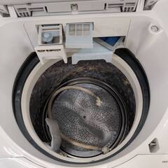 【愛品倶楽部柏店】 SHARP シャープ 2021年製 8.0kg 縦型洗濯乾燥機 ES-TX8E 乾燥容量4.5kg インバーター搭載の画像