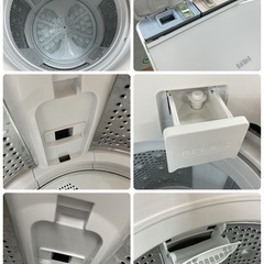 R740 ☀️ ジモティー限定特別価格！ 2022年製の高年式！ HITACHI 洗濯機（洗濯10.0㎏) BW-X100H ⭐ 動作確認済 ⭐ クリーニング済の画像