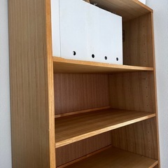 無印良品 組み合わせて使える木製収納 ハイタイプ・廃盤品の画像