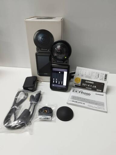 【良品】CASIO EXILIM EX-FR200/デジタルカメラ/360度
