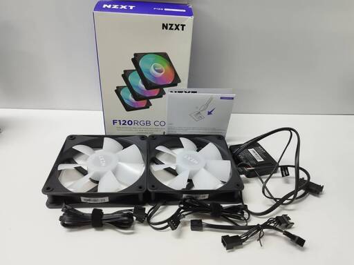 美品】NZXT F120RGB CORE PCケースファン2セット！