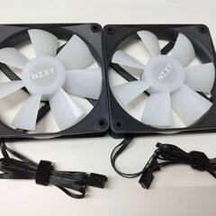 【美品】NZXT F120RGB CORE PCケースファン2セット！の画像