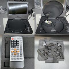 N386 動作OK CPRM対応 ワンセグ・ポータブルDVDプレーヤーDT-PD7K2206 取扱説明書 夢グループ ポータブル DVD プレーヤー 7インチの画像