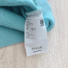 UNIQLOベビー トレーナー 70サイズ 緑の画像