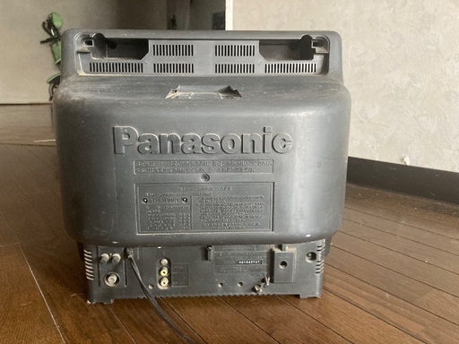 年末に処分します　ブラウン管テレビ 14型Panasonic TH-14V4/N