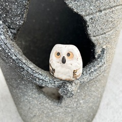 【おしゃれで可愛いフクロウの】傘立ての画像