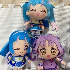 映画キミとアイドルプリキュア　コロっとまんまるぬいぐるみ　キッス　スカイ　ニャミー　の画像