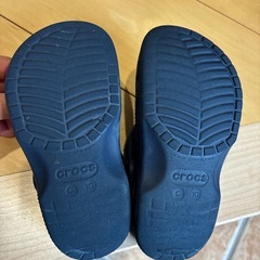 キッズサンダル　crocsの画像