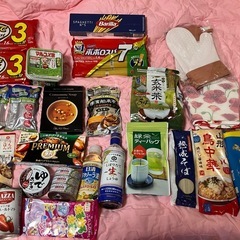 食料　セット　飲料　大量　まとめ　食べ物の画像