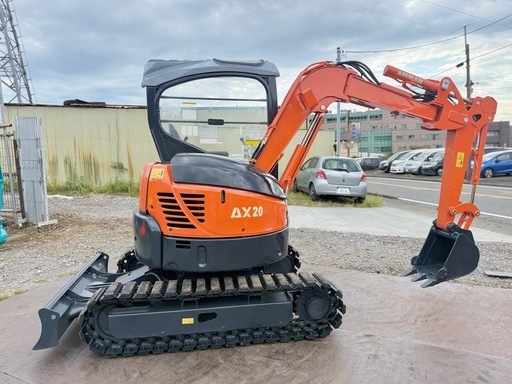 エアマン　ミニユンボ　AX20UR-3（日立EX20UR-3と同じ）  油圧ショベル　4wayマルチ付　オフセットブーム　鉄キャタ　倍速付き　2tクラス　陸送可能