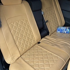 レザーシートカバー 前後セットの画像