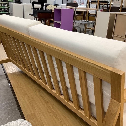 【軽トラ貸し出し無料！配送可能！】無印良品　3人掛けソファー　入荷しました！ 軽トラ貸し出し無料！配送可能！】無印良品 3人掛けソファー 入荷しま