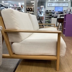 【軽トラ貸し出し無料！配送可能！】無印良品　3人掛けソファー　入荷しました！の画像