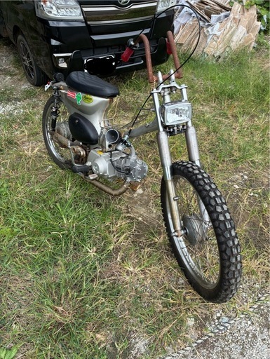 リトルカブ　チョッパー仕様　110ccエンジン