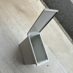 無印良品　フタ付き縦型ゴミ箱の画像