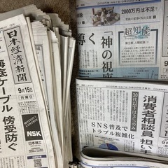 【日経新聞（朝刊・夕刊・プラス1）】2025年9月の1ヵ月分（30日分）の画像
