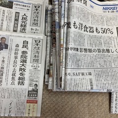 【日経新聞（朝刊・夕刊・プラス1）】2025年9月の1ヵ月分（30日分）の画像