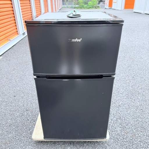 【値下げ中】コンフィー 冷蔵庫 90L ブラック 2024年製