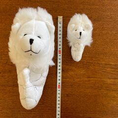 マーライオン ぬいぐるみ 2個セット 大小の画像