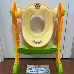 【補助便座】アンパンマン　2WAYでつかえる！ステップ付き補助便座　トイトレ　トイレトレーニング　アガツマの画像