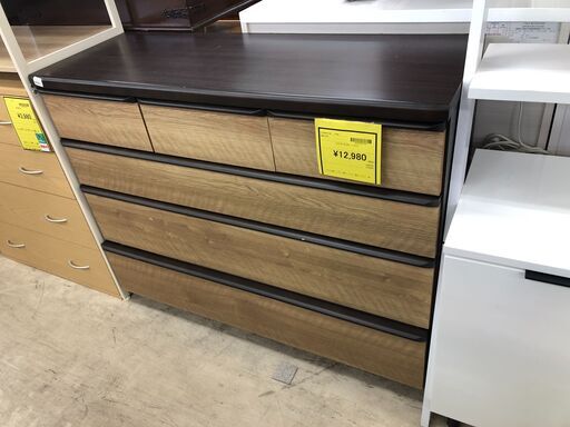 【ジャングルジャングル石津店】NITORI ニトリ ローチェスト ニーズ3 衣類収納 タンス クリーニング済み 新生活 堺市 西区 石津