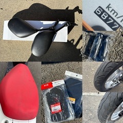 ⭐️AF34ディオ快速2スト❗️60km/hちゃんと出ます⭐️バッテリー・エアクリ・グリップ・ミラーなど新品⭐️50cc原付スクーター⭐️の画像