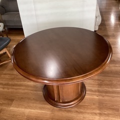 ラウンドテーブル【町田市再生家具】251910の画像