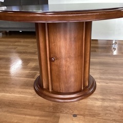 ラウンドテーブル【町田市再生家具】251910の画像