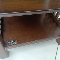 ★リユースのサカイ日立店★HJ7939  電話台 ダークブラウン H80×D28×W30 クリーニング済み の画像