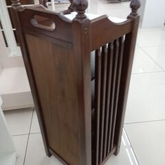 ★リユースのサカイ日立店★HJ7939  電話台 ダークブラウン H80×D28×W30 クリーニング済み の画像