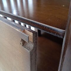 ★リユースのサカイ日立店★HJ7939  電話台 ダークブラウン H80×D28×W30 クリーニング済み の画像