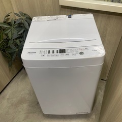 💥激安💥❗️配送•設置🉑❗️♻️処分撤去♻️2020年式　HISENSE 5.5KG 洗濯機　HW-T55D　の画像