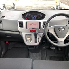 ◇ムーブ　カスタムG◇　◇禁煙車　ディーラー仕入　ナビ　バックカメラ　ワンセグTV　ETC　エコアイドル　HID　フルオートエアコン　ドアミラーウインカー　オートリトラクタブルミラー　スマートキー　フォグランプ　純正14AW◇の画像