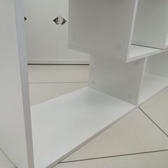 ★リユースのサカイ日立店★HJ7940  飾り棚 ホワイト H77×D30×W110 クリーニング済み の画像