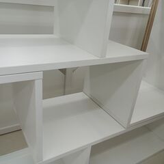 ★リユースのサカイ日立店★HJ7940  飾り棚 ホワイト H77×D30×W110 クリーニング済み の画像