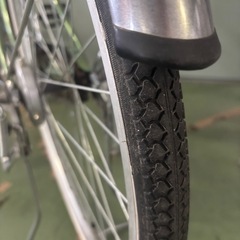 東〇800 26インチ 自転車 メタルグリーン 鍵あり パンクなし 防犯登録解除済みの画像