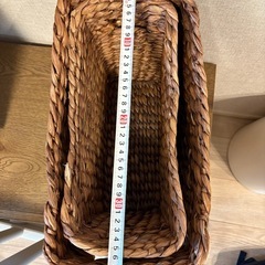 収納　かご　インテリアの画像