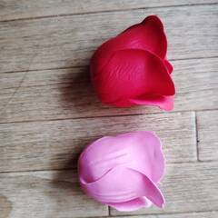 ソープフラワー 2個セット レッド ピンク 鑑賞用の画像