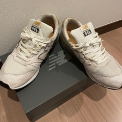 【美品】New Balance 996 ホワイト スニーカーの画像