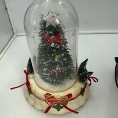 クリスマスツリー（卓上用・イルミネーション付き）3点セット　※動作確認済 の画像