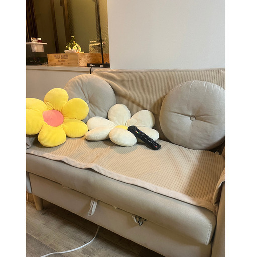 2人掛けソファ（下に収納あり）