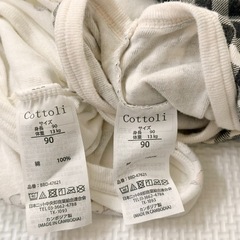 【決まりました】ボディースーツ バースデー　futafuta cottoli 90cmの画像