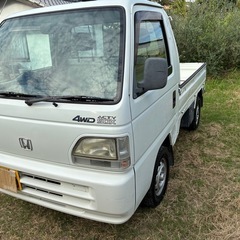 　アクティトラック　平成8年　HA4 4WD 5速　エアコン　淡路島の画像