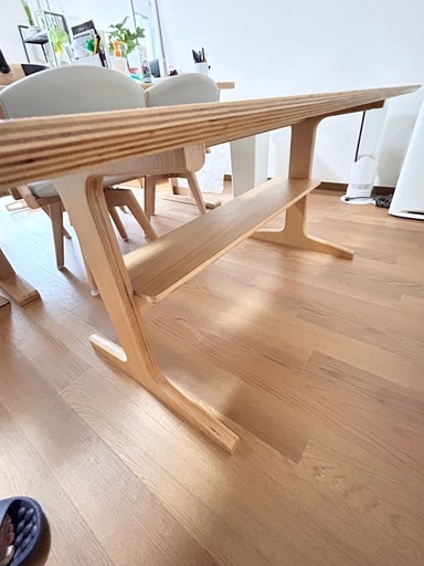 MUJI無印良品 リビングダイニングテーブル/オーク材130cm