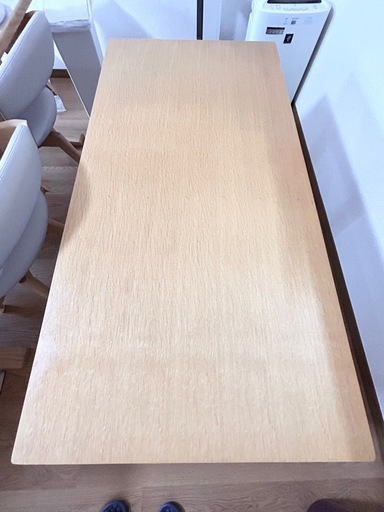 MUJI無印良品 リビングダイニングテーブル/オーク材130cm