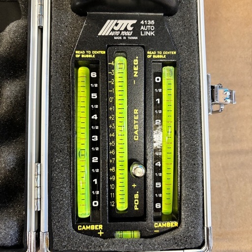 JTC／キャンバーキャスターゲージ／JTC4135／気泡水準器／認証工具／451
