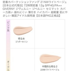 GIVERNY （ジヴェルニー ）  密着カバークッションファンデーションの画像