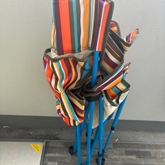 キャンプ用のチェアの画像